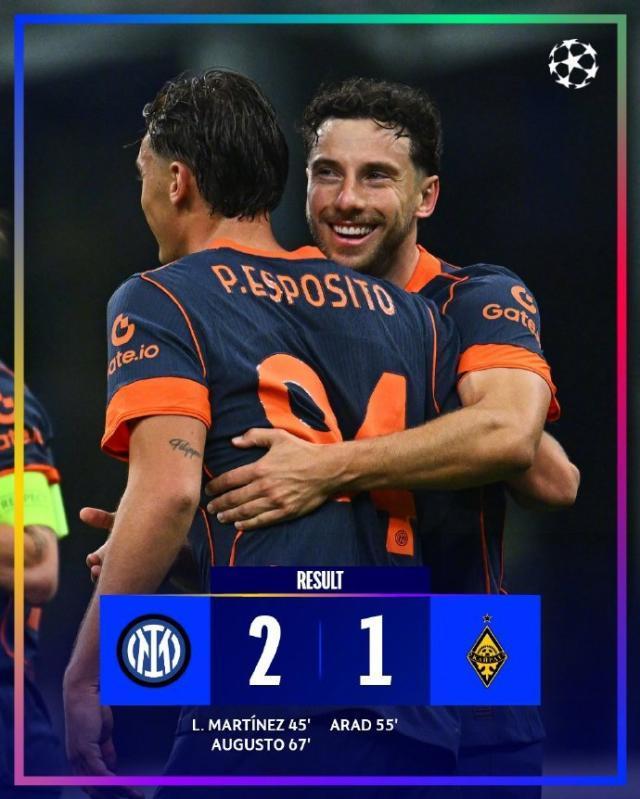 4战全胜为何不高兴？打盹的国米将迎来魔鬼赛程