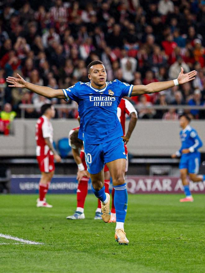 姆巴佩大四喜，5战狂轰9球破纪录，熊皇独造2球，皇马4-3拒绝爆冷