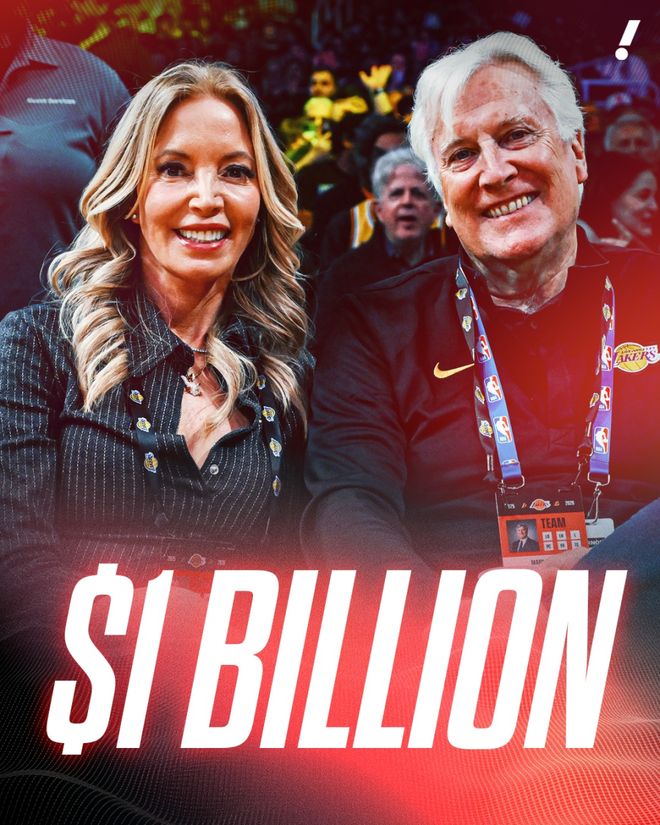 湖人100億賣隊後續：巴斯每個子女分到近10億 珍妮至少再運營5年